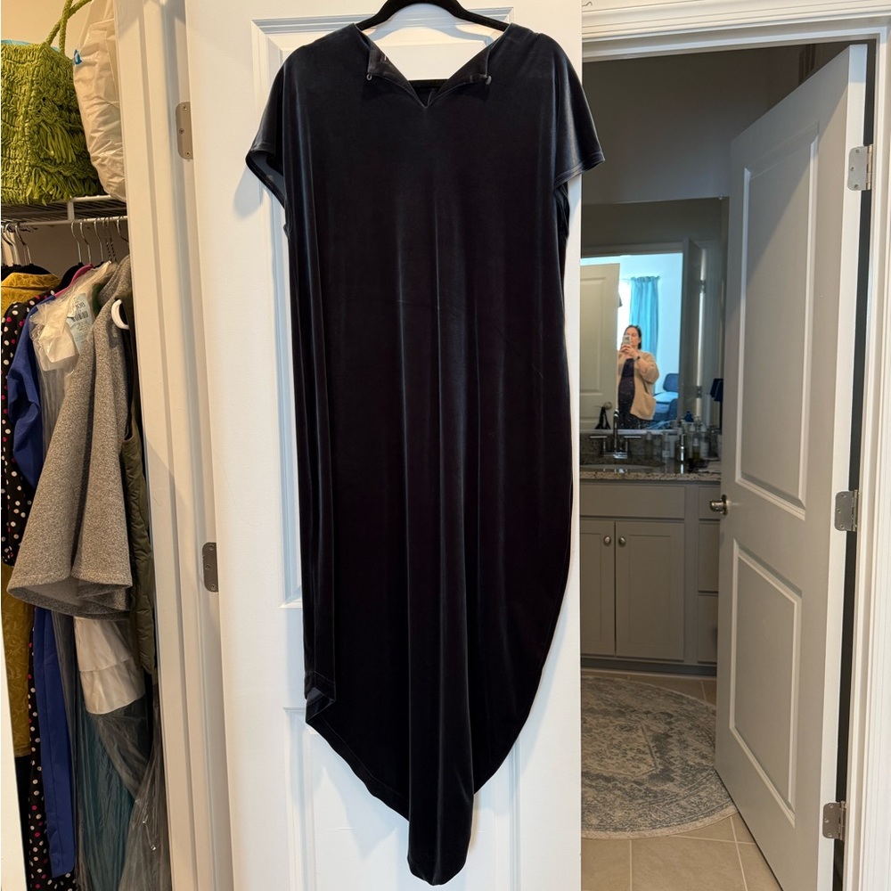 Universal Standard Black Asymmetrical Dress